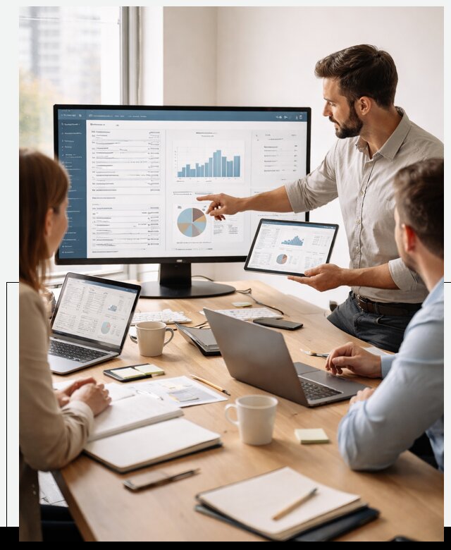 Разработка и внедрение ERP систем под бизнес в Коломне