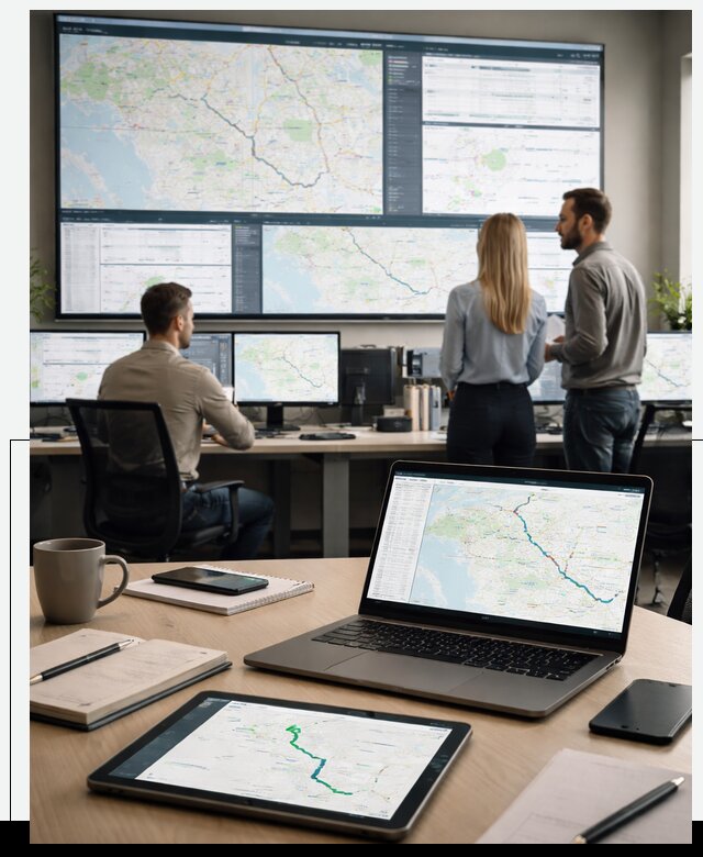 Трекинг грузов и Fleet Management, мониторинг автопарка в Коломне